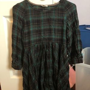 Plaid babyboll dress